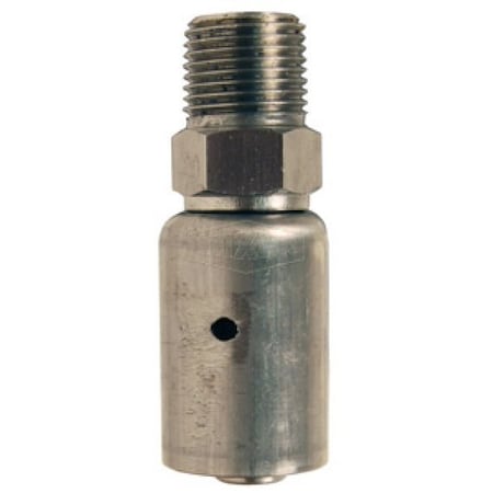 Dixon Holedall Uni-Range Coupling, 1 ID x 1-30/64 to 1-38/64 OD in Nominal, MNPT, SS, Domestic R16P1620